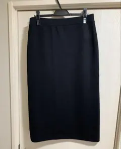 ユニクロ　ドライスウェットナローマキシスカート(丈標準80～84cm)黒　XL