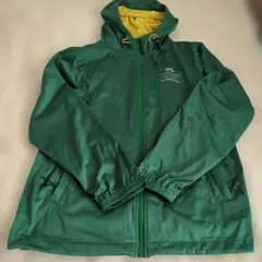 ドッグデプト ナイロンジャケット フード付き 緑