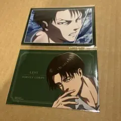 最安値⭐︎ 進撃の巨人 オンラインくじ リラックス 特典 ブロマイド リヴァイ