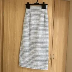 DEICY 水色　チェックスカート　値下げ可能