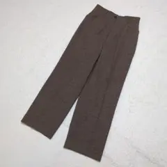 レディース　パンツ　スラックス　サイズ６３　ブラウン系　きれいめ　カジュアル