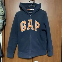 GAP KIDS ネイビーフルジップパーカー S