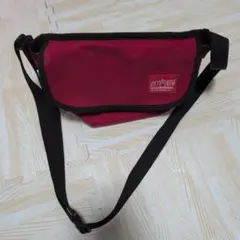ヨ*ミ様 送料無料。Manhattan Portage ショルダーバッグ レッド
