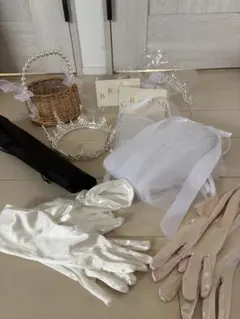 ウェディングセットまとめ売り　花嫁　ミールベーデン　クラウン　ティアリングガール