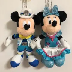 ミッキー&ミニー (クール・ザ・ヒート2010) ぬいぐるみバッジ