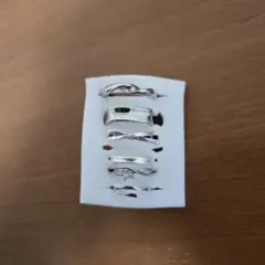 シルバーリングセット 6個入り