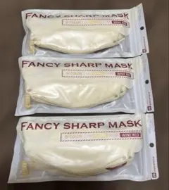 FANCY SHARP MASK M 10枚入りを3個　ワインレッド 計30枚