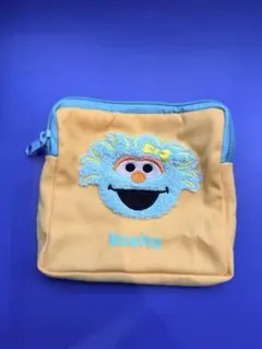 セサミストリートもこもこポーチ3 ロジータ