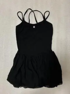 ☆【美品】NARUバレエ スカート付レオタード ブラック　160☆