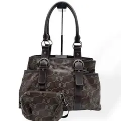 極美品　Roberta di Camerino　トートバッグ　肩掛け　ブラウン