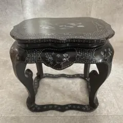 螺鈿細工 高卓 テーブル 花台 飾り台 アンティーク 美術品 工芸品 骨董品