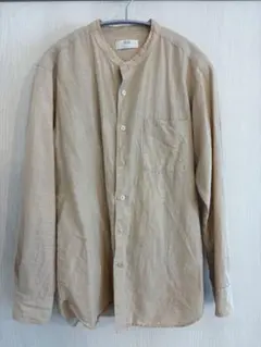 ユニクロ　UNIQLO ノーカラーシャツ