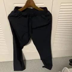 【美品】無印良品ブラックストレッチ スラックス Sサイズ