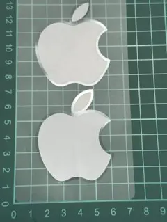 Appleロゴ ステッカー 2枚セット②