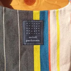 minä perhonen ストライプ エッグバッグ