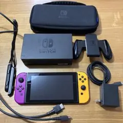 Nintendo Switch 本体 パープル/イエローのサムネイル