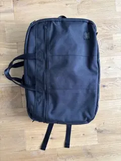 ポータービジネスバッグ　3way 黒　キャンバス地