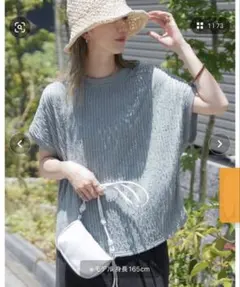 ★ゆっちゃん様専用★フリルカットソー ライトブルーのサムネイル