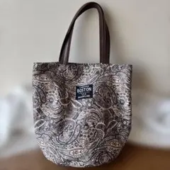 ハンドメイド 円柱型 ハンドバッグ