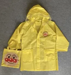 アンパンマン カッパ レインコート 黄色 95 レインウェア　男の子　女の子