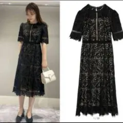 美品　クリーニング済み！セルフォード　レース　ワンピース　滝沢眞規子