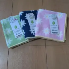 オーガニックコットン タオルハンカチ 3枚セット