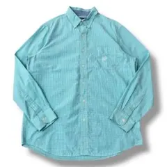 CHAPS チャップス 長袖 ギンガムチェック ボタンダウン シャツ M