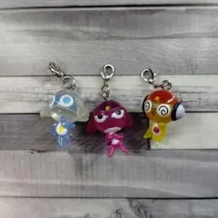 ケロロ軍曹　めじるしアクセサリー　ドロロ　ギロロ　クルル　セット