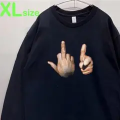 エイサップロッキー 着用 OLD&VINTAGE 長袖tシャツファックユー 黒 