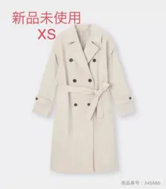 【新品未使用】ジーユー 2WAYトレンチコート XSサイズ