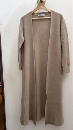 B:MING LIFE STORE ベージュロングカーディガン