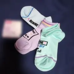 子供靴下 19〜24サイズ 女の子　女児 キッズ靴下 スニーカー丈