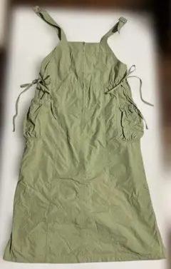 フリーズマート　ワンピース　サロペット　カーキ　ノースリーブ　ロング丈