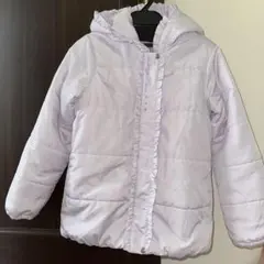 メゾピアノ　薄紫色ダウンコート