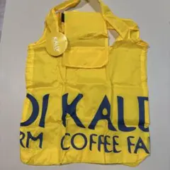 KALDI カルディ オリジナルエコバッグ イエロー