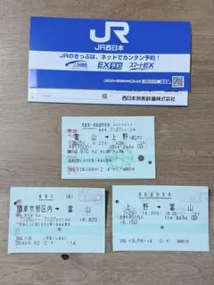 記念乗車（使用済きっぷ）北陸新幹線 チケットホルダー付 マルス券 パンダ押印のサムネイル