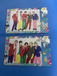 M!LK SMILE POP! チェキ風トレカ 全員 集合 2枚