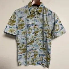 Hurley アロハシャツ パームツリー柄 半袖 Mサイズのサムネイル