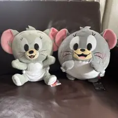 タフィー BIGぬいぐるみ 2点セットトムとジェリー
