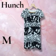 Hunch 半袖 花柄 ひざ丈 ワンピース Mのサムネイル