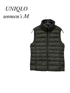 UNIQLOレディースウルトラライトダウンベスト オリーブ カーキ モスグリーン