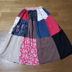 COMME des GARCONS 刺繍 パッチワークスカート 蒼井優さん着用 - メルカリ