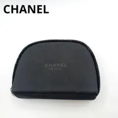​CHANEL シャネル ノベルティ コスメポーチ ブラック ラメ ココマーク