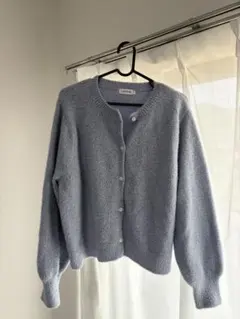 LEPSIM ライトブルー カーディガン Fサイズ