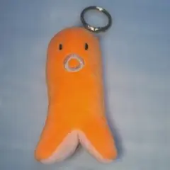 ぷるる！タコさんウィンナー マスコットキーホルダー　オレンジ色