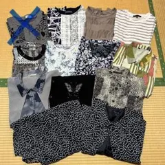 【美品】レディース シニア マダム 五分袖・七分袖 トップスセット