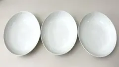 ★値下げ中★無印良品　磁器ベージュ　カレー・パスタ皿　3枚セットのサムネイル