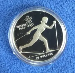 【激レア完品】カルガリー冬季五輪 20ドル銀貨 10枚セット 証書・大型ケース付 2026年最新】カルガリーオリンピック20ドル銀貨の人気アイテム - メルカリ