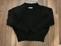 マジェスティックレゴン　セーター　ニット　ブラック