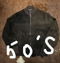 レザー ブルゾン